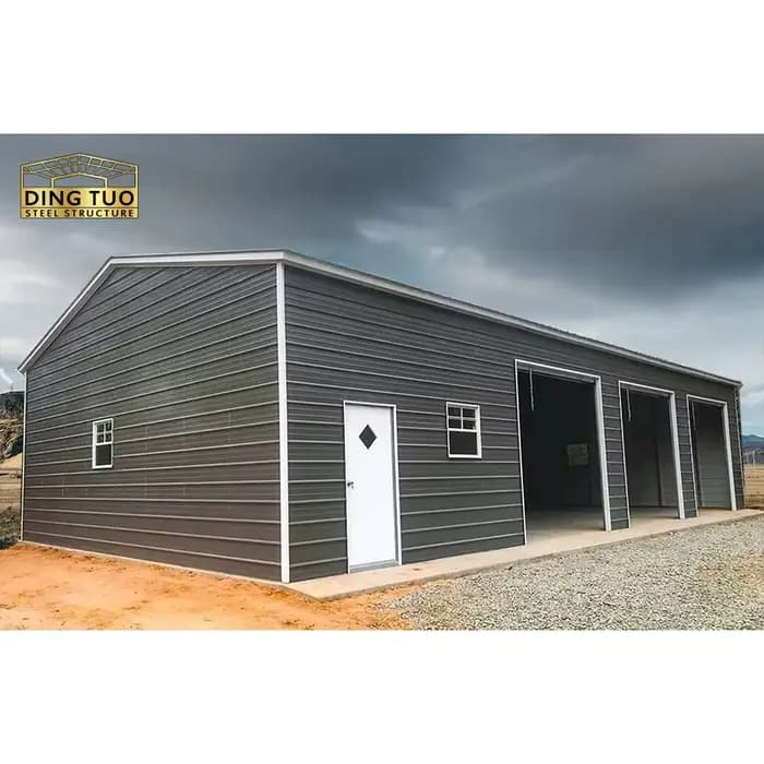 Structures en acier léger conformes aux normes ASTM pour garages, bâtiments résidentiels et ateliers