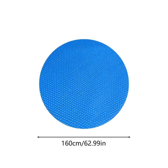 Couverture solaire isolante pour piscine hors sol, couverture thermique ronde de protection pour pis
