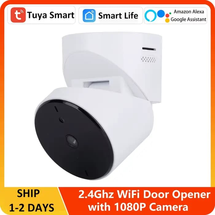 Ouvre-porte de caméra de garage WiFi intelligent Tuya, télécommande avec caméra 1080P, contrôleur Al