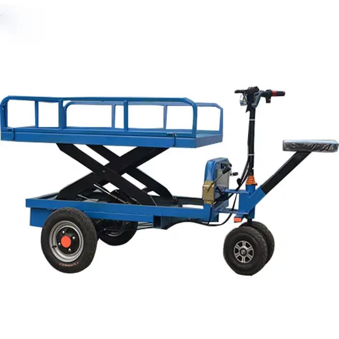 Chariot de rangement de jardin, chariot électrique polyvalent