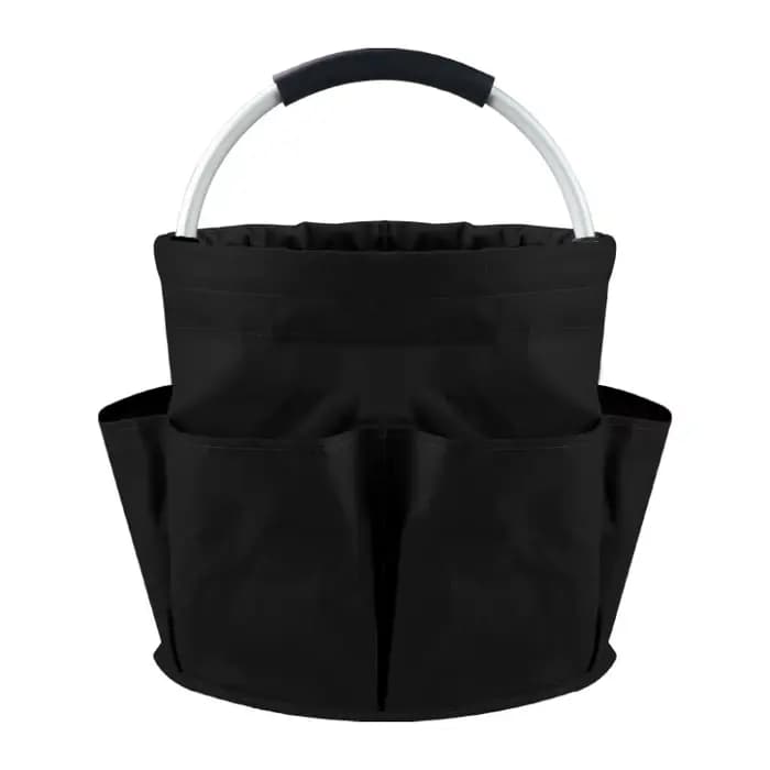 Panier de rangement d'outils de jardin Portable 17l, panier pliant de grande capacité à poches multi