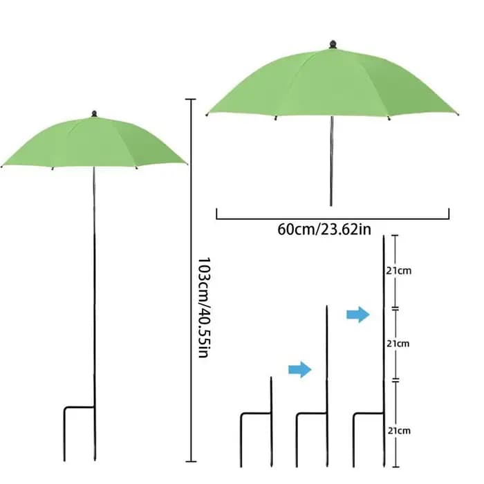 Voile d'ombrage réglable pour jardin, parasol extérieur, fournitures de jardinage, parasols de terra