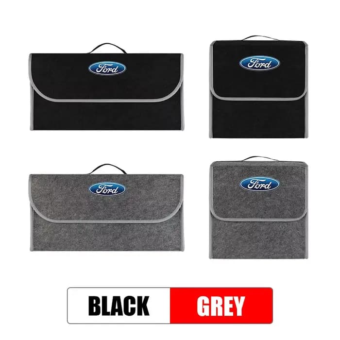 Boîte de rangement en feutre pour coffre de voiture, sac de rangement pliable, outil de tri des objets en désordre dans la voiture, Ford Fiesta Mondeo Fusion Explorer Escape Edge ST