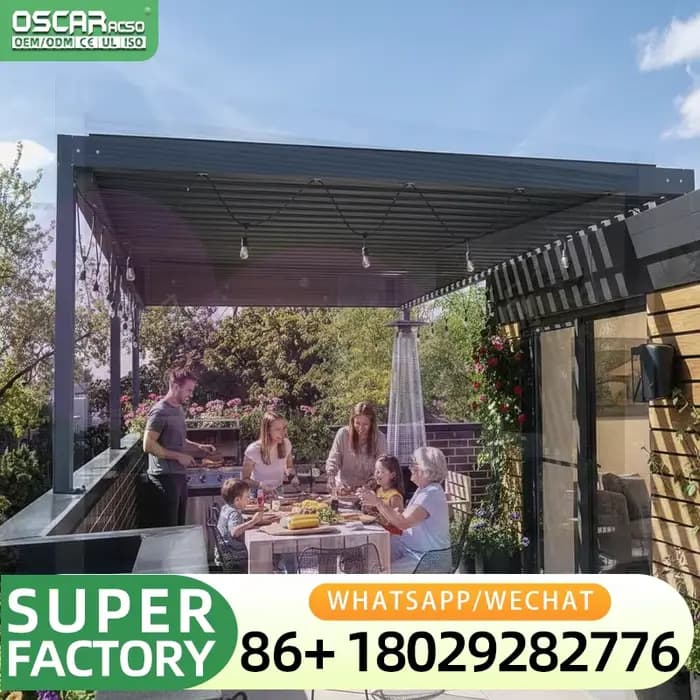 Pergola en bois haute performance
