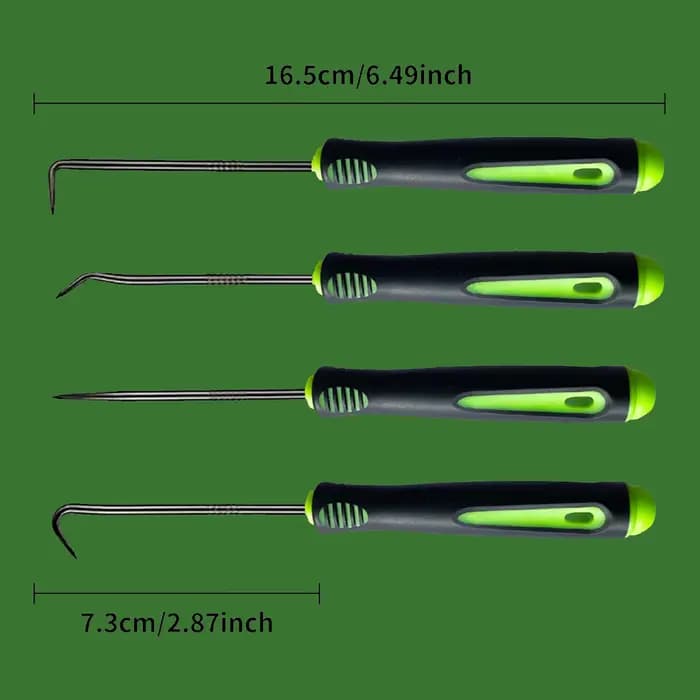 Ensemble de 4 outils de désherbage en métal robuste - Poignées ergonomiques