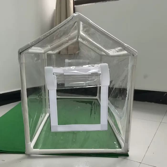 Serre en PVC/PE résistant au froid à boîtier complet pour le jardinage domestique