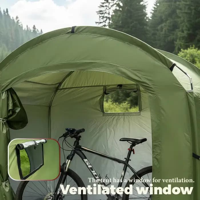 Abri de vélo portable pour l'extérieur avec tissu Oxford épaissi