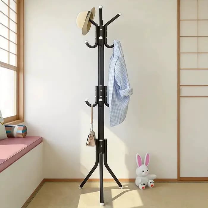 Porte-manteau multifonctionnel en métal