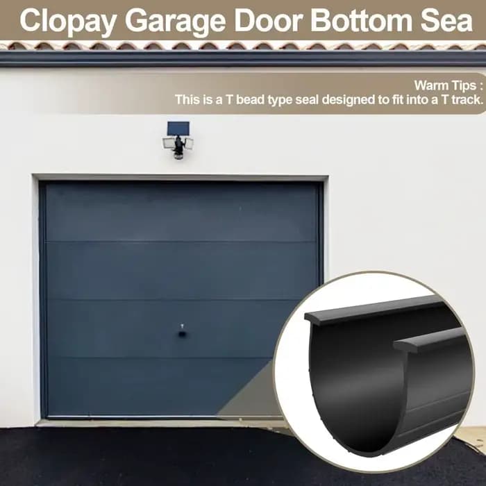 Joint inférieur de porte de Garage Durable en forme de U