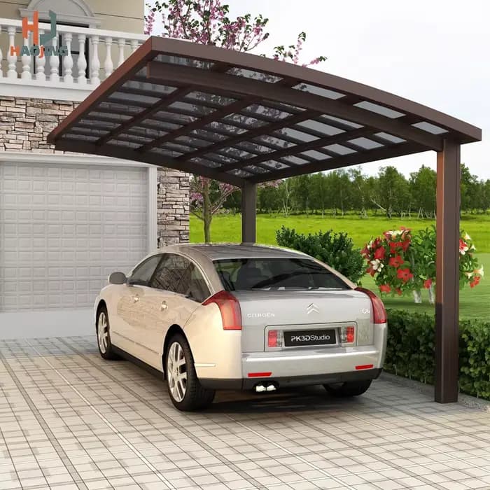 Carport en aluminium personnalisé