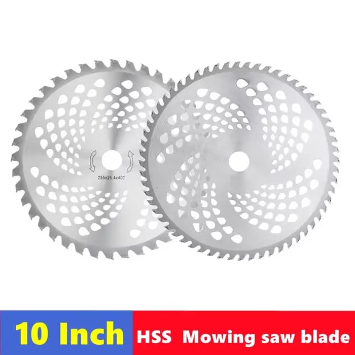 Lame de Tondeuse à Gazon HSS de 255mm (10 Pouces)