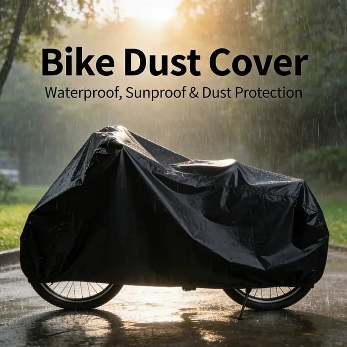 Abri de vélo noir à couverture intégrale