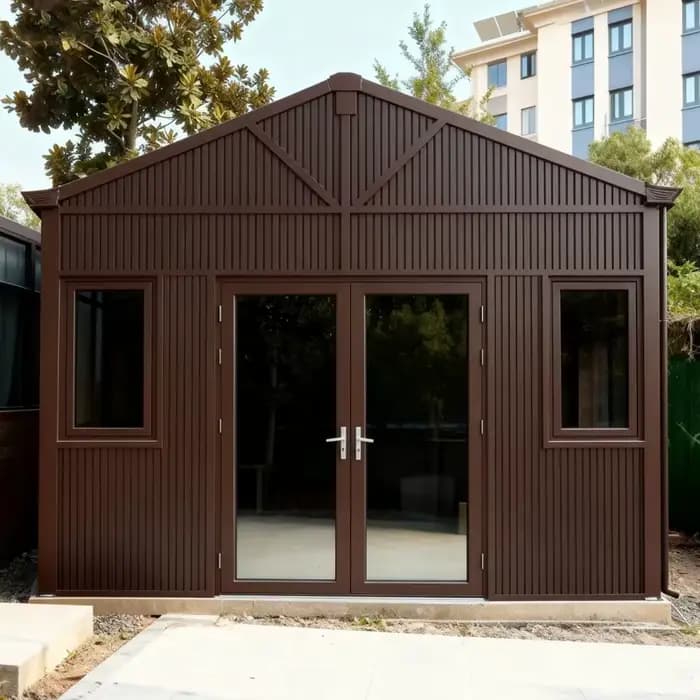 Pavillon de jardin personnalisé en alliage d'aluminium