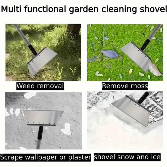 Pelle de désherbage et de bordage en métal robuste | Outil de jardin multi-usage pour la coupe