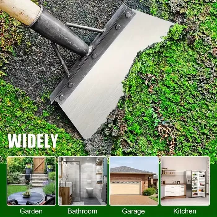 Pelle de désherbage et de bordage en métal robuste | Outil de jardin multi-usage pour la coupe