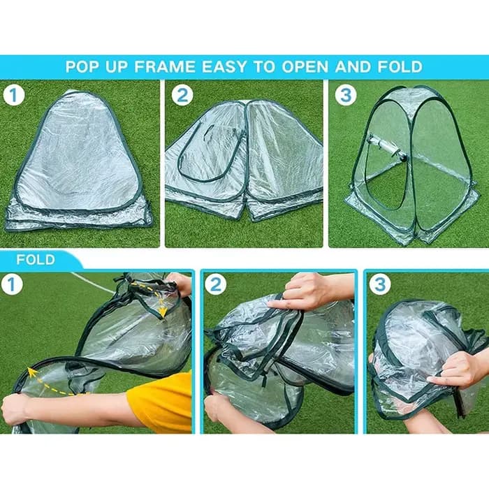 Tente de serre pour plantes en PVC transparent