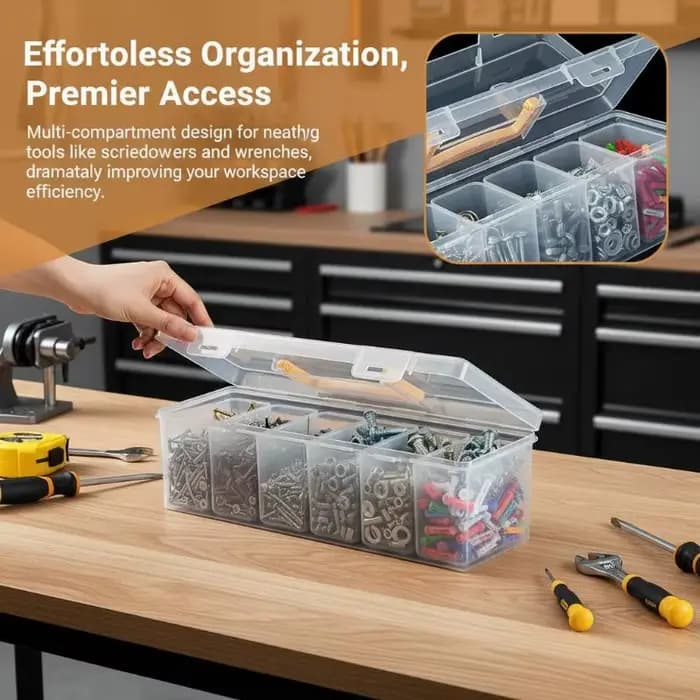 Organisateur d'outils professionnel multi-compartiments