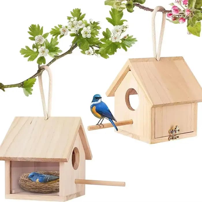 Boîtes à oiseaux pour dégagement extérieur avec poteau