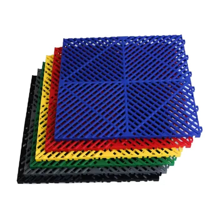 Carreaux de verrouillage de plancher de garage Carrelage modulaire robuste PP