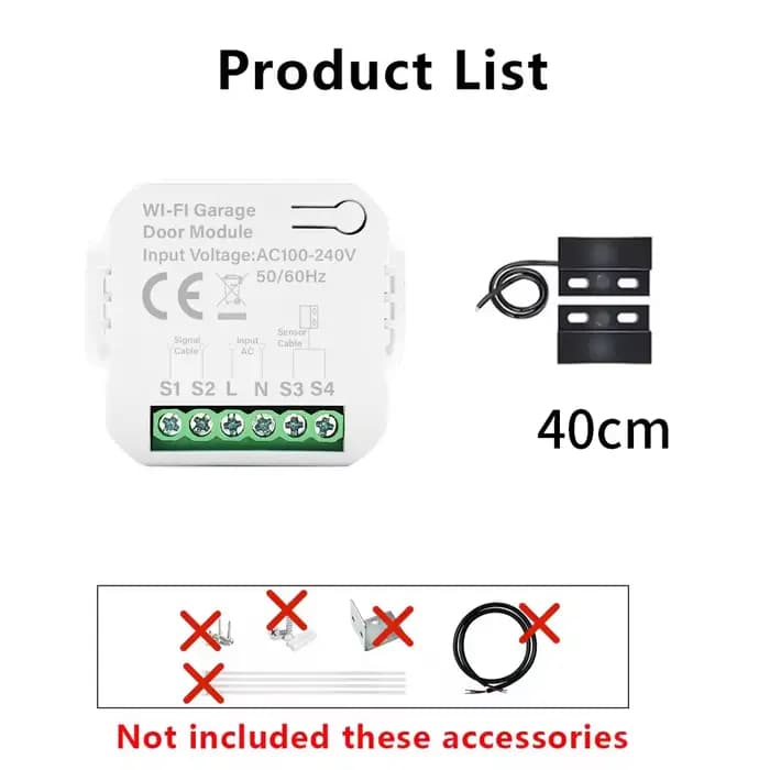 Tuya – contrôleur de porte de Garage intelligent WiFi