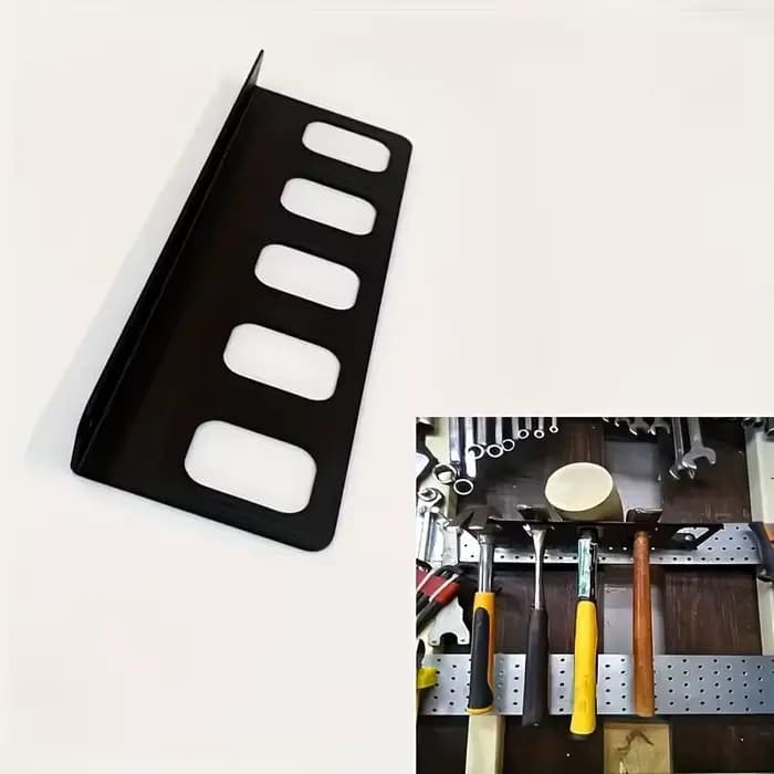 Organisateur d'outils mural en métal pour un rangement efficace du garage
