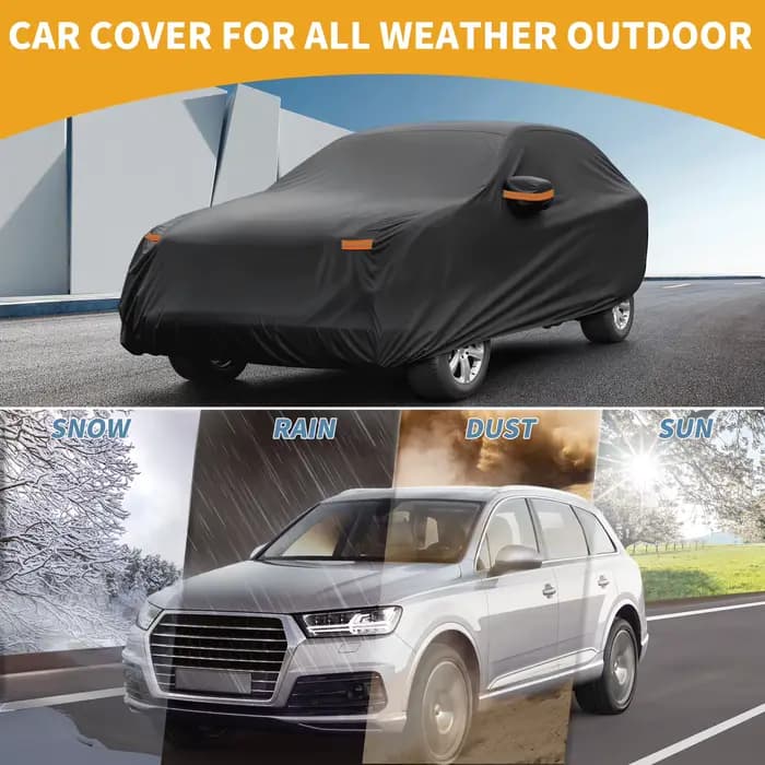 Motoforti Housse de voiture imperméable toutes saisons - Protection extérieure complète résistante aux UV pour Volvo XC40 2017-2022 210D-PU
