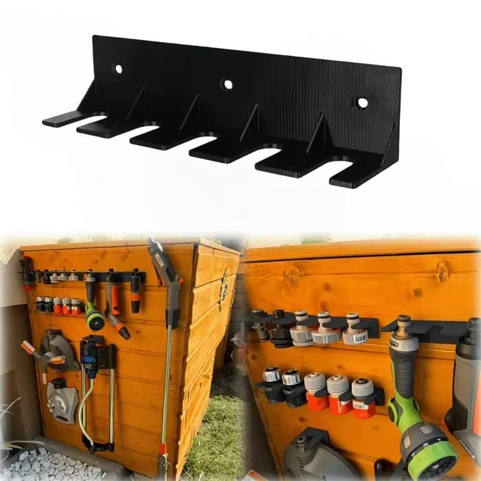 Support de rangement pour pistolet d'arrosage de jardin à 5 trous