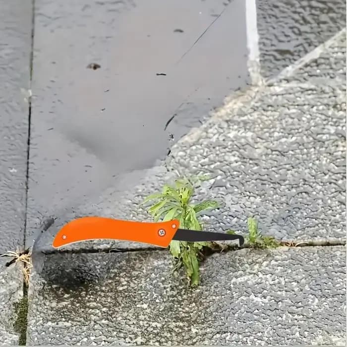 Extracteur de mauvaises herbes robuste 2 pièces – outil de désherbage de jardin en métal durable