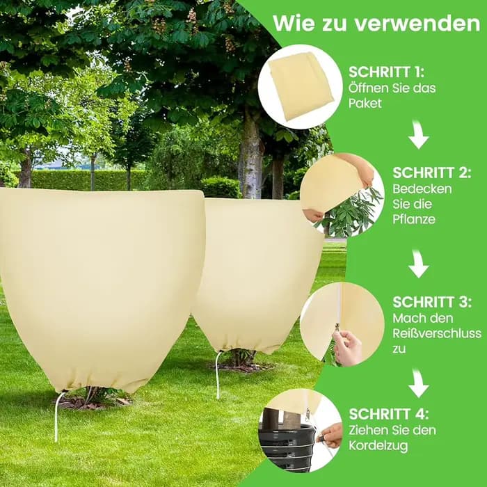 Grand sac de Protection d'hiver pour plantes en Pot