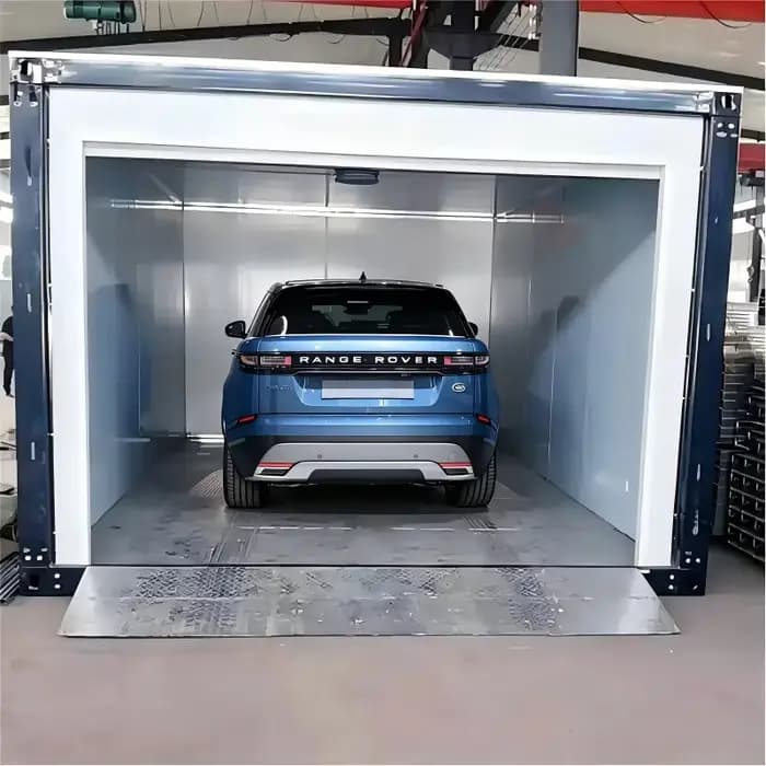 Abri de voiture préfabriqué en acier sur mesure toutes tailles