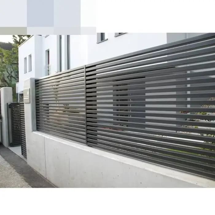 Panneau de clôture de jardin en métal