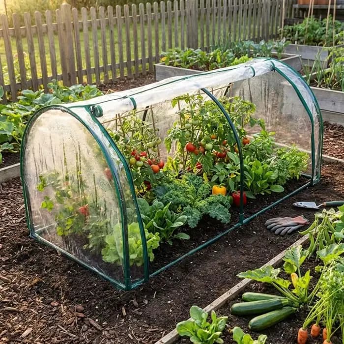 Mini-serre transparente pour plantes