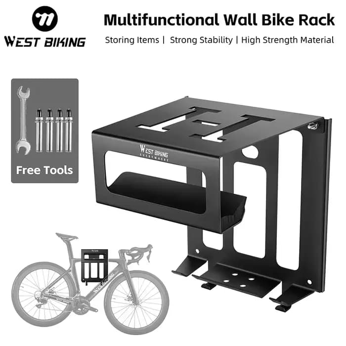 WEST BIKING – support mural multifonctionnel pour vélo