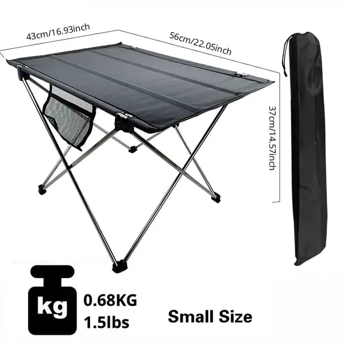 Table d'extérieur rouge pliable quatre saisons