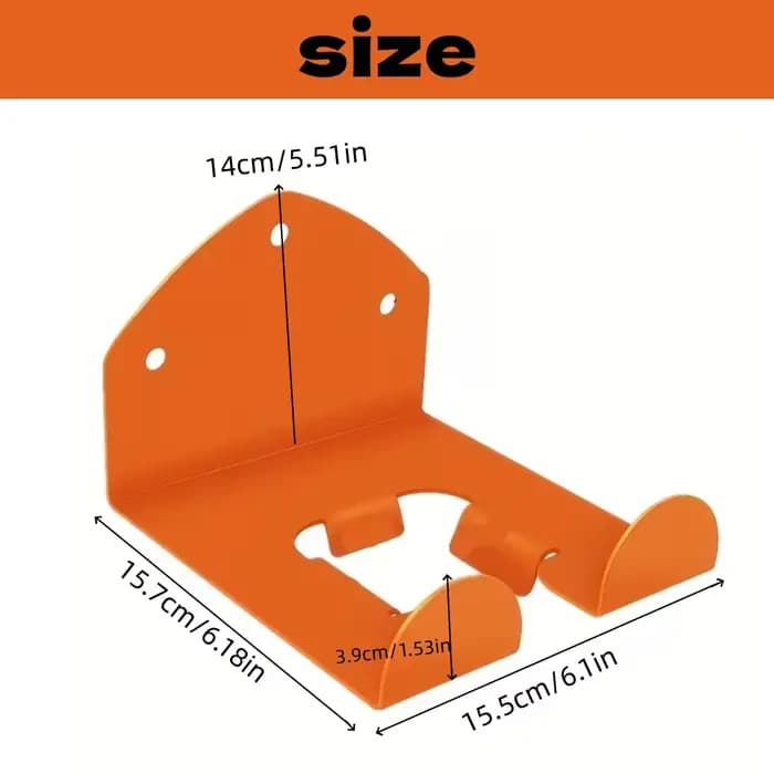 Étagère murale en métal pour garage - Porte-outils de jardin