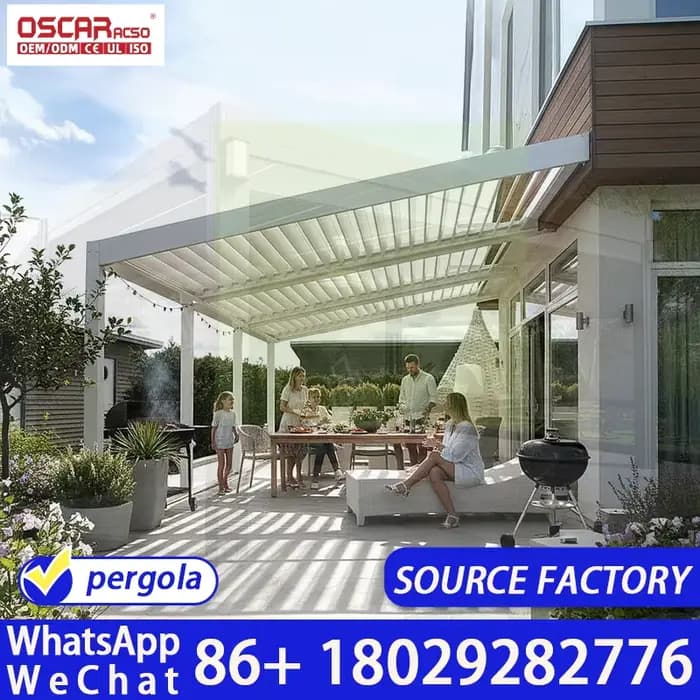 Pergola en bois haute performance