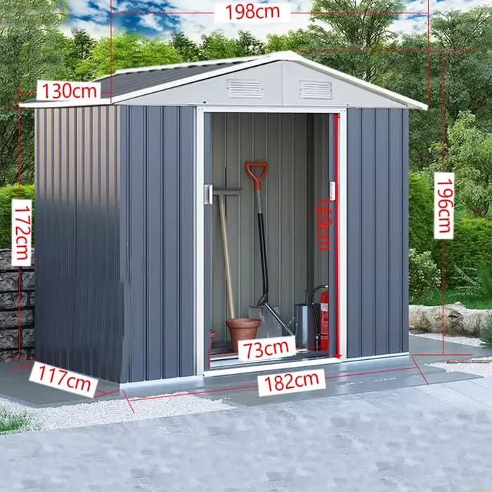 Salle d'outils de rangement de jardin de cour