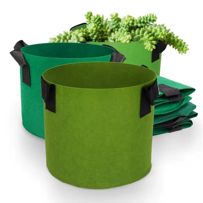 Sacs de Culture en Tissu Vert pour Jardin