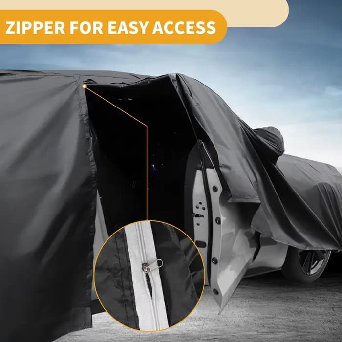 Motoforti Housse de voiture imperméable toutes saisons - Protection extérieure complète résistante aux UV pour Volvo XC40 2017-2022 210D-PU