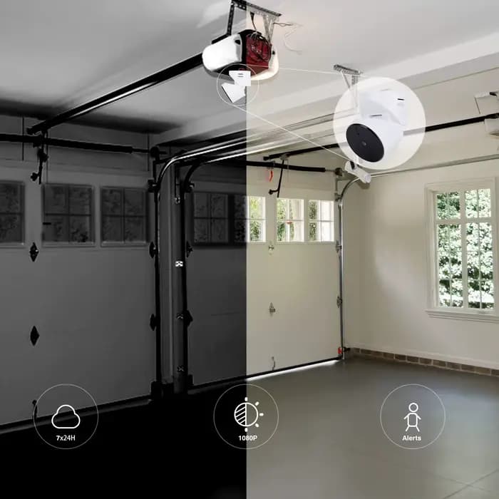 Ouvre-porte de caméra de garage WiFi intelligent Tuya