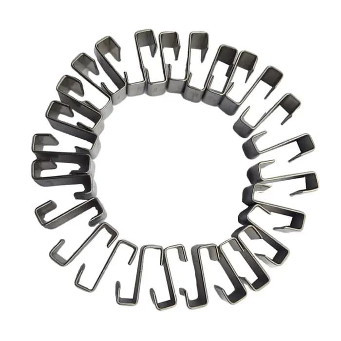 Clips en verre pour serre, pinces de serre de type Z en acier inoxydable