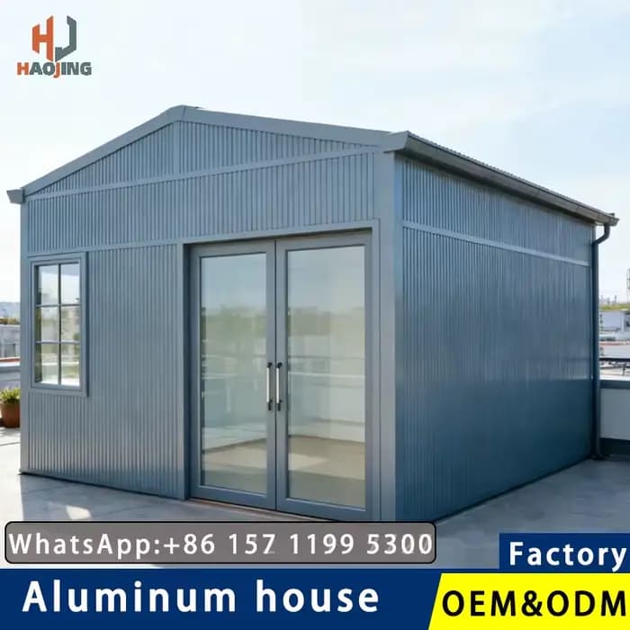 Pavillon de jardin personnalisé en alliage d'aluminium