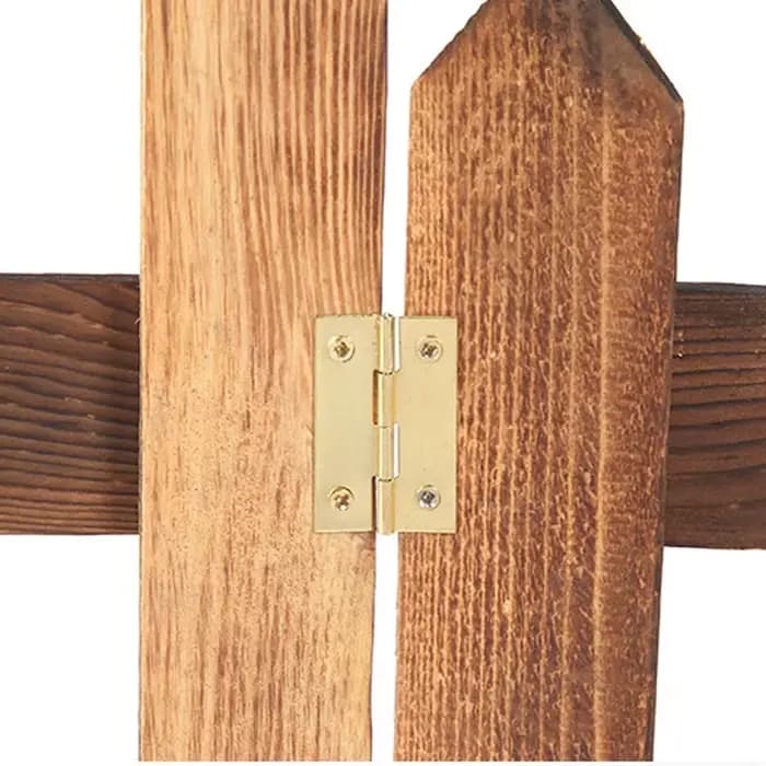 Clôture de jardin en bois décorative