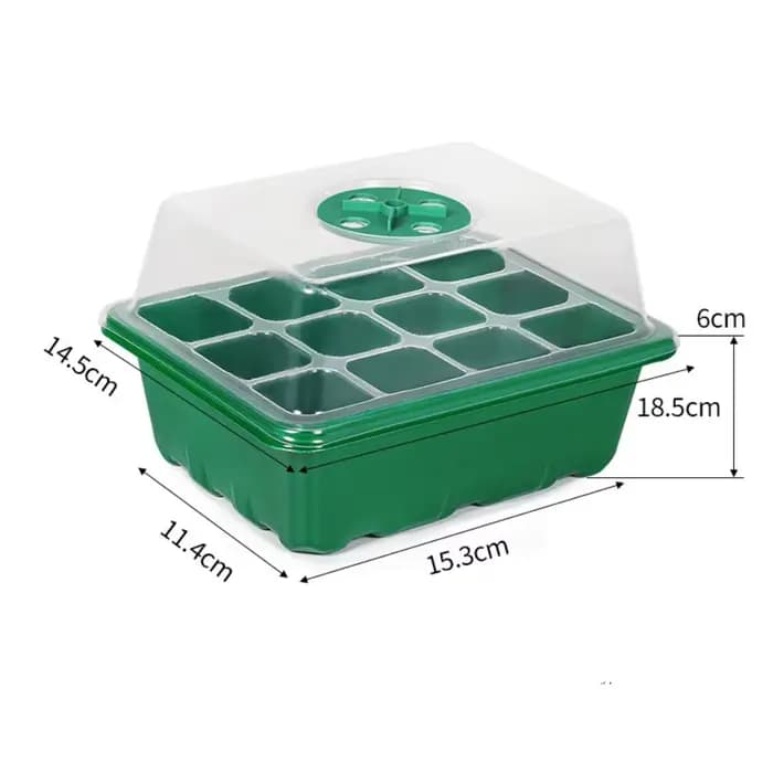 Kit de démarrage pour plantes à effet de serre avec trou de ventilation
