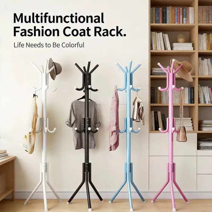 Porte-manteau multifonctionnel en métal