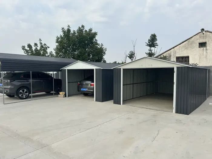 Abri de jardin extérieur en métal 12ft x 20ft pour voiture