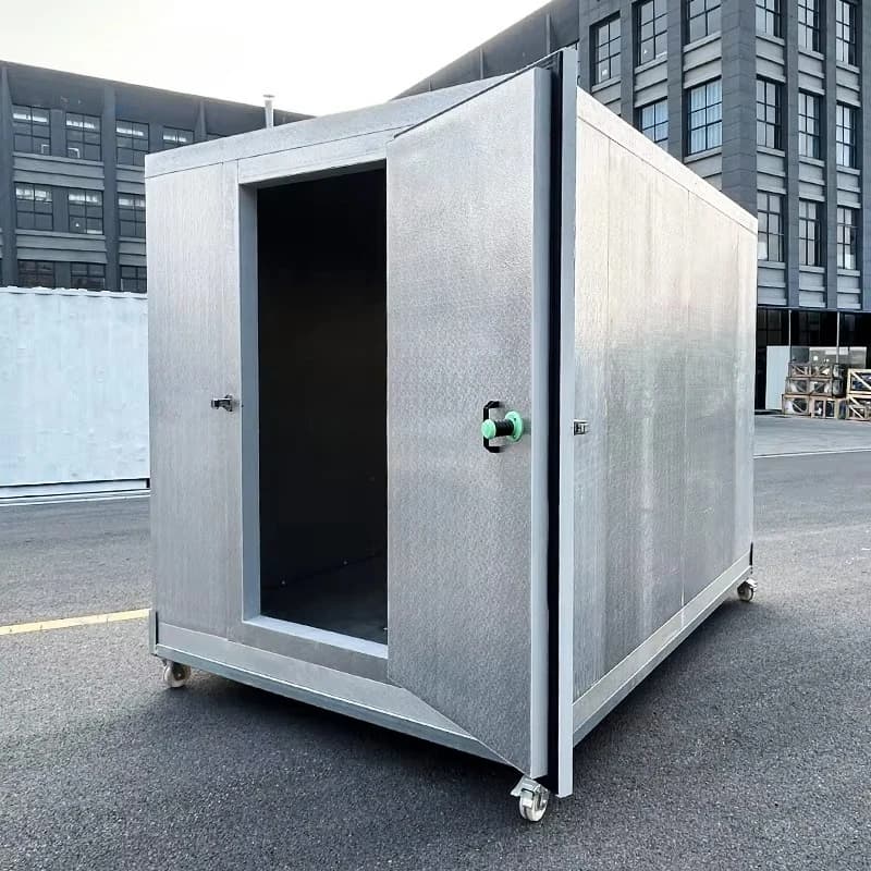 Chambre froide mobile commerciale à refroidissement rapide et température stable pour supermarché, s