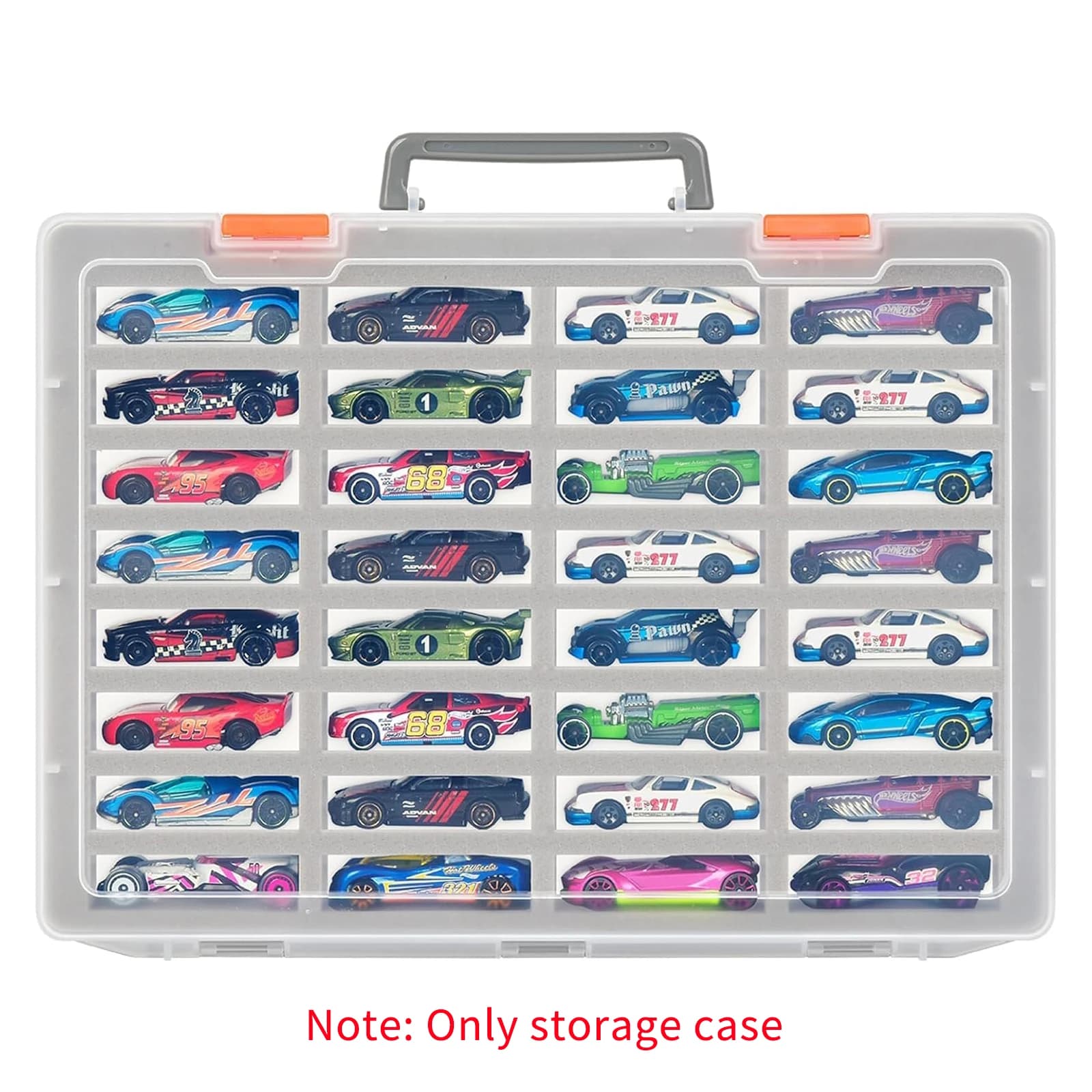 Organisateur de rangement pour voitures miniatures : 32 emplacements en mousse, vitrine 1/64 pour Ho