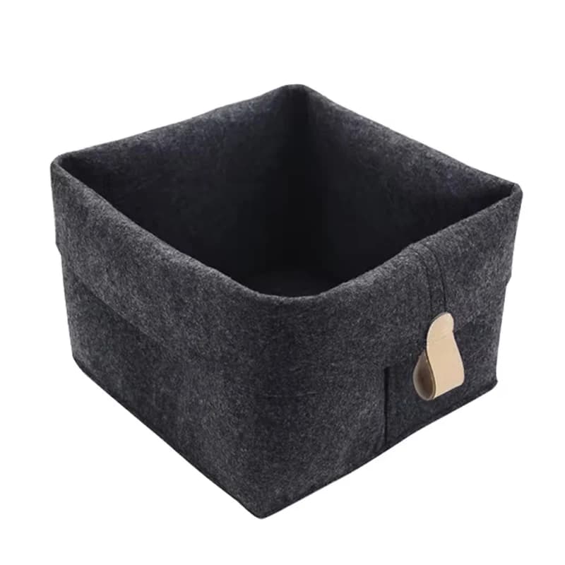 Panier de rangement en feutre, boîte organisateur de bureau, organisateur multifonction, rangement p