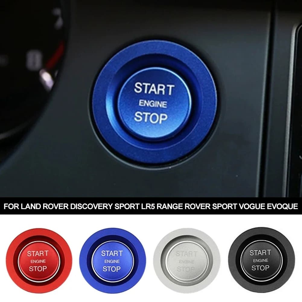 Pour Land Rover Discovery Sport LR5 Range Rover Sport Vogue Evoque voiture ABS moteur démarrage arrêt bouton garniture rouge/argent/bleu/noir
